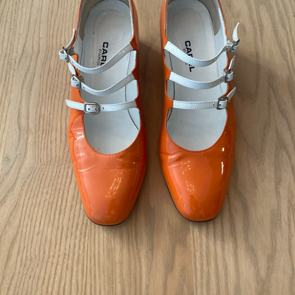 Carel Kina Orange and White sz40 - Picture 3 of 7